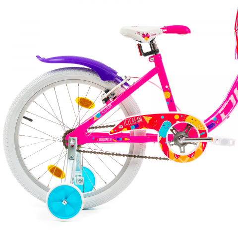 Bicicleta Copii DHS Icecream - 20 Inch, Roz [3]