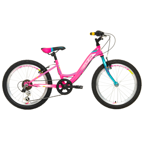 Ciclism - Bicicleta Copii DHS Modesty - 24 Inch, Roz