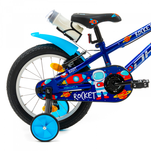 Bicicleta Copii DHS Rocket - 16 Inch, Albastru [4]