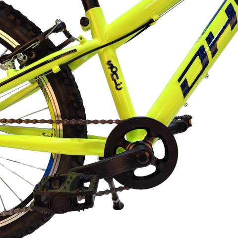 Bicicleta Copii DHS Sonic - 20 inch, Galben-Albastru [3]