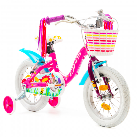 Bicicleta Copii DHS Summer - 14 Inch, Roz [2]