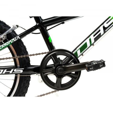 Bicicleta Copii Dhs Terrana 2023 - 20 Inch, Negru/Verde [4]