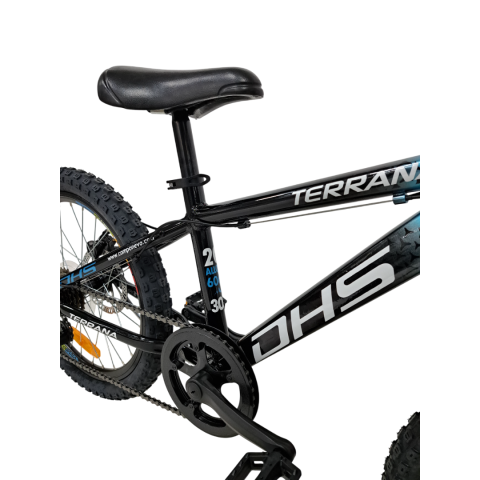 Bicicleta Copii Dhs Terrana 2023, model 2026 - 20 Inch, Negru-Albastru [3]