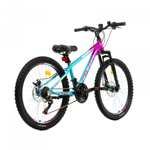 Bicicleta Copii Dhs Terrana 2423 - 24 Inch, Albastru/Violet [2]