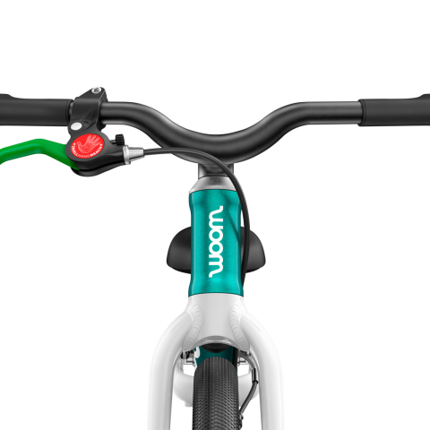 BICICLETA COPII FARA PEDALE WOOM GO 1 12'' METALLIC PETROL [2]