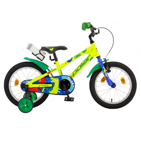 Ciclism - Bicicleta Copii Polar 2023 Dino - 14 Inch, Verde
