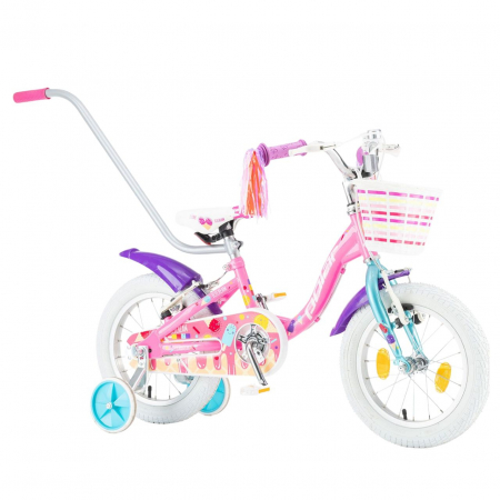 Bicicleta Copii Polar 2023 IceCream - 14 Inch, Roz [1]