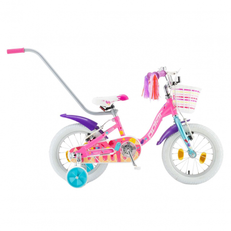Ciclism - Bicicleta Copii Polar 2023 IceCream - 14 Inch, Roz