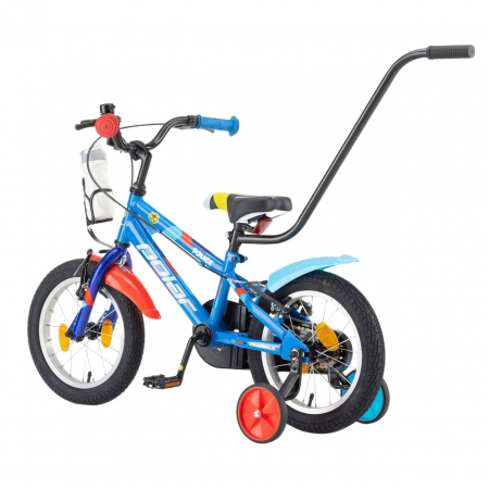 Bicicleta Copii Polar 2023 Police - 14 Inch, Albastru [2]