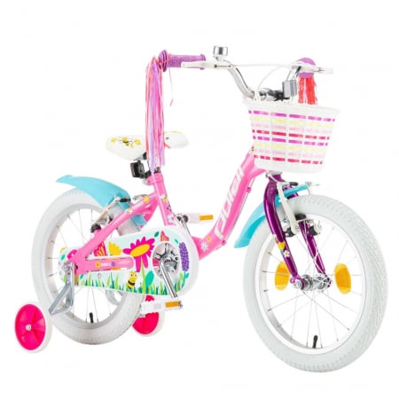 Bicicleta Copii Polar 2023 Summer - 16 Inch, Roz-Albastru [1]