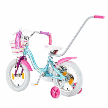 Bicicleta Copii Polar 2023 Unicorn - 14 Inch, Albastru-Roz [2]