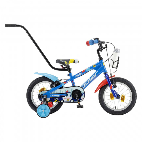 Ciclism - Bicicleta Copii Polar 2024 Police - 14 Inch, Albastru