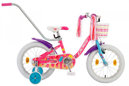 Ciclism - Bicicleta Copii Polar IceCream - 14 Inch, Roz