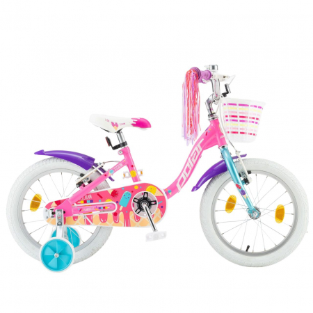 Ciclism - Bicicleta Copii Polar IceCream - 16 Inch, Roz