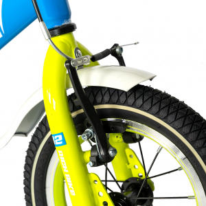Bicicleta copii Rich Baby T1603C, roata 16", V-Brake,  roti ajutatoare, 4-6 ani, albastru/galben [5]