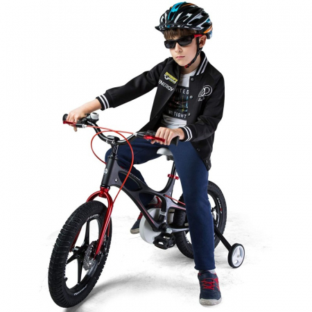 Bicicleta copii RoyalBaby Space Shuttle, Roti 18 inch, Cadru Magneziu, culoare Black [4]