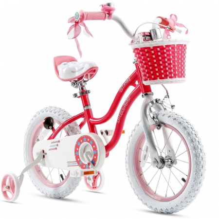 Bicicleta copii RoyalBaby Star Girl, Roti 14 inch, Culoare Pink [1]