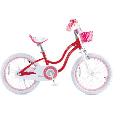 Ciclism - Bicicleta copii RoyalBaby Star Girl, roti 18 inch, culoare Pink