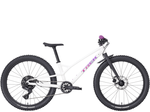 Ciclism - Bicicleta copii Trek Wahoo 24 Trail Crystal White 24inch