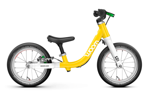 BICICLETA COPII WOOM GO 1 12'' VIBRANT YELLOW [1]