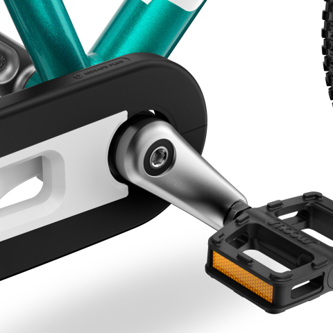 BICICLETA COPII WOOM GO 2 14'' METALLIC TURQUOISE [4]