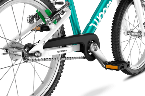 BICICLETA COPII WOOM GO 3 16'' METALLIC TURQUOISE [6]