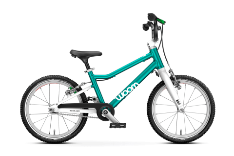 BICICLETA COPII WOOM GO 3 16'' METALLIC TURQUOISE [1]
