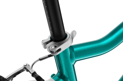 BICICLETA COPII WOOM GO 3 16'' METALLIC TURQUOISE [10]