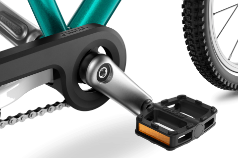 BICICLETA COPII WOOM GO 3 16'' METALLIC TURQUOISE [5]