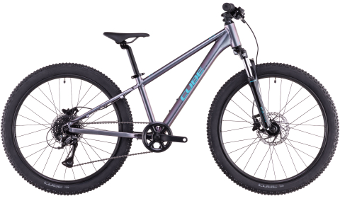 Biciclete copii - BICICLETA CUBE ACID 240 DISC GALACTIC CYAN 2025 roti 24"