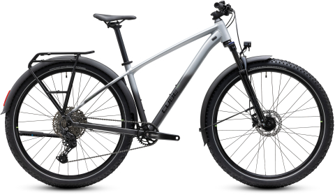 Ciclism - BICICLETA CUBE AIM PRO FE GREY BLACK 2027 cadru L (19") - roti 29
