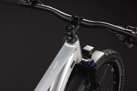 BICICLETA CUBE AIM PRO FE GREY BLACK 2027 cadru XS (14") - roti 27.5 [1]