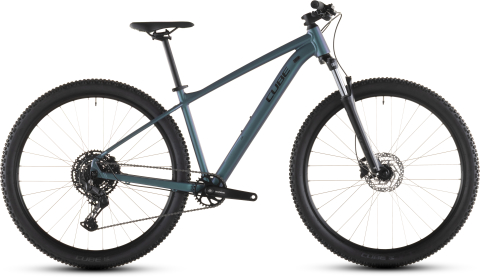 Ciclism - BICICLETA CUBE AIM PRO SMARAGDGREY PRISM 2026 cadru M (17") - roti 29