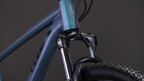 BICICLETA CUBE AIM PRO SMARAGDGREY PRISM 2026 cadru XS (14") - roti 27.5 [4]
