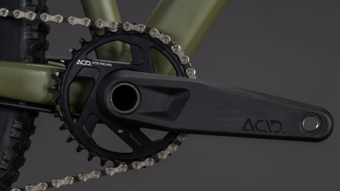 BICICLETA CUBE AIM SLX DUSTYOLIVE GOLD 2026 cadru S (15") - roti 27.5 [4]