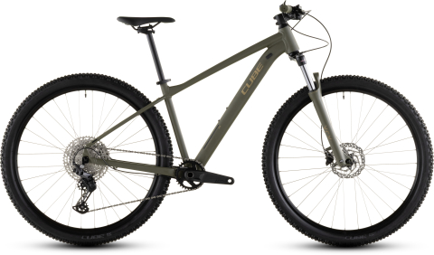Ciclism - BICICLETA CUBE AIM SLX DUSTYOLIVE GOLD 2026 cadru XL (22") - roti 29