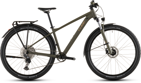 Ciclism - BICICLETA CUBE AIM SLX FE DUSTYOLIVE GOLD 2026 cadru XS (14") - roti 27.5