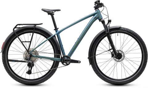 Ciclism - BICICLETA CUBE AIM SLX FE SHIFTVERDE CHROME 2027 cadru M (17") - roti 29
