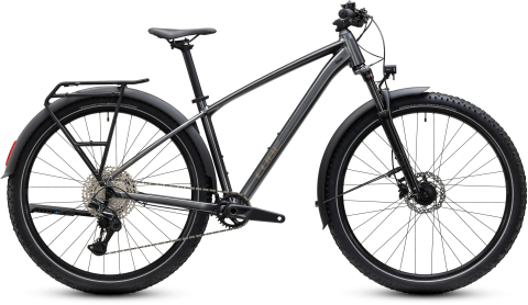 Ciclism - BICICLETA CUBE AIM SLX FE SLATEBLACK CHROME 2027 cadru S (15") - roti 27.5