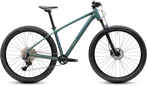 Ciclism - BICICLETA CUBE AIM SLX SHIFTVERDE CHROME 2027 cadru L (19") - roti 29