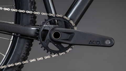 BICICLETA CUBE AIM SLX SLATEBLACK BLACK 2026 cadru M (17") - roti 29 [3]