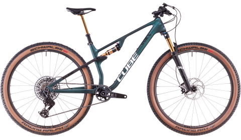 Biciclete - BICICLETA CUBE AMS ZERO99 C:68X SLX 29 LIQUIDGOBLIN WHITE 2025 L