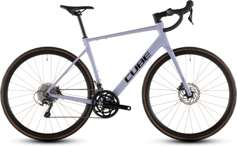 Biciclete Cursiere, Cyclocross si Gravel - BICICLETA CUBE ATTAIN RACE CYCLAMEN BLACK 2026 53 cm