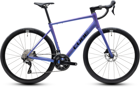 Ciclism - BICICLETA CUBE ATTAIN SLX BLUEIRIS BLACK 2027 53 cm