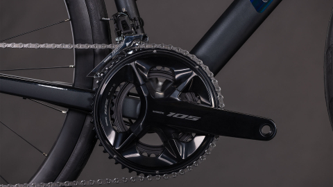 BICICLETA CUBE ATTAIN SLX COAL PRISM 2026 58 cm [4]