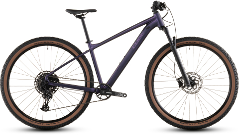 Ciclism - BICICLETA CUBE ATTENTION SLX PURPLEGALAXY BLACK 2026 cadru M (17") - roti 29