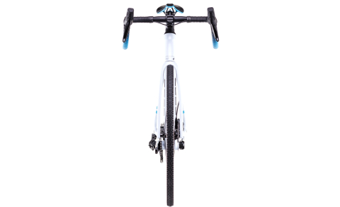BICICLETA CUBE CROSS RACE C:62 RACE POLARWHITE BLUE 2025 58 cm [2]