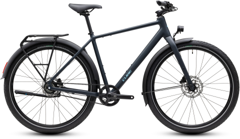 Ciclism - BICICLETA CUBE EDITOR PRO FE NIGHT CHROME 2027 46 cm