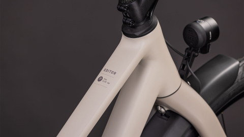 BICICLETA CUBE EDITOR PRO FE TRAPEZE OATGREY GREY 2026 46 cm [1]