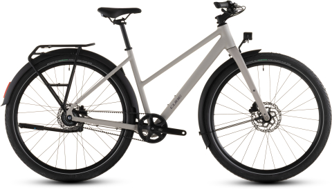 Ciclism - BICICLETA CUBE EDITOR PRO FE TRAPEZE OATGREY GREY 2026 54 cm